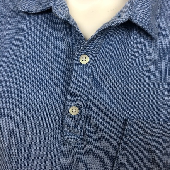 BANANA REPUBLIC Men's Blue Polo Shirt Sz XL - Picture 3 of 8